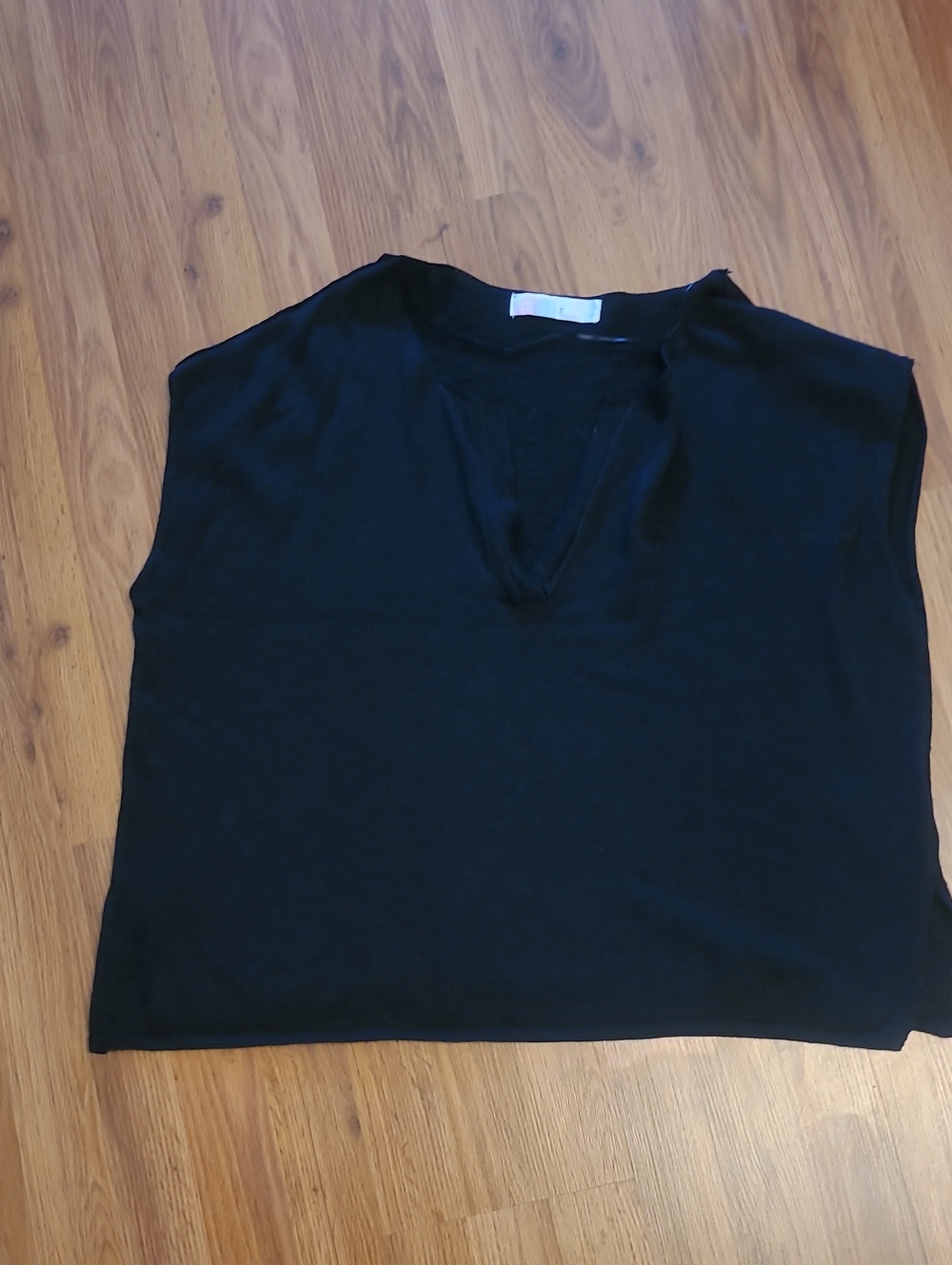We The Free Black V-Neck Tunic Top